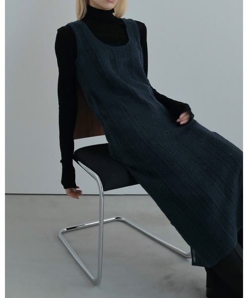 anuke ワンピース anuke（アンヌーク） ワンピース Sheer Uneck Onepiece : ZOZOTOWN