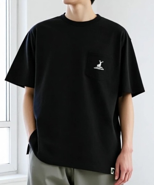 CAPTAIN STAG（キャプテンスタッグ） tシャツ ワンポイントロゴ刺繍
