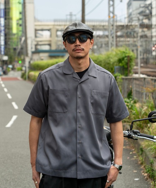 FCTY. シャツ 半袖 ワークショートスリーブシャツ メンズ : ZOZOTOWN