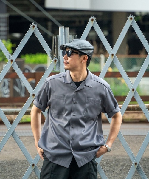 FCTY. シャツ 半袖 ワークショートスリーブシャツ メンズ : ZOZOTOWN