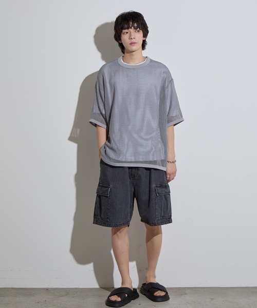 【限界値下げ】PICTURE ミッドレイヤー ジュニップ テッククルー メンズ 24SS】MENS COOLMAX プレーティング天竺 スウェットプルオーバー