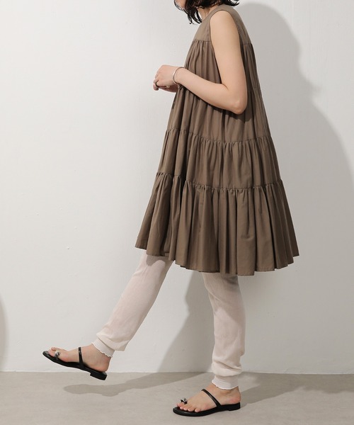 レギンス スパッツ ゆったり スリム リブ メロウ パンツ レディース