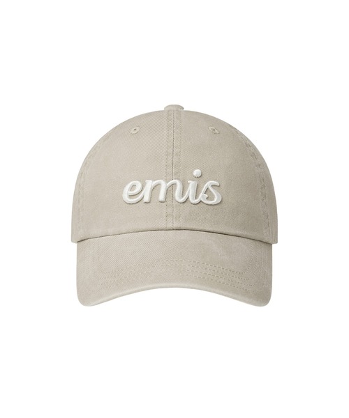 EMIS☆人気ロゴキャップ♪VINTAGE LOGO PIGMENT CAP EMIS☆[正規品] 24SS VINTAGE LOGO PIGMENT CAP (RENEWAL) 全3色