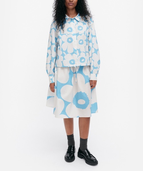 ★専用出品★marimekko Ruudukko Unikko ブラウス marimekko ブラウス シャツ Rypytys Unikko / blouse レディース