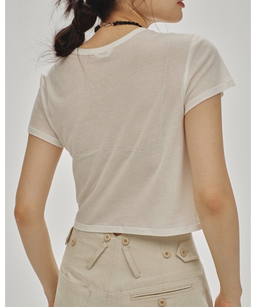 トップス TODAYFUL Compact Sheer T-shirts TODAYFUL tシャツ Compact Sheer T-shirts レディース