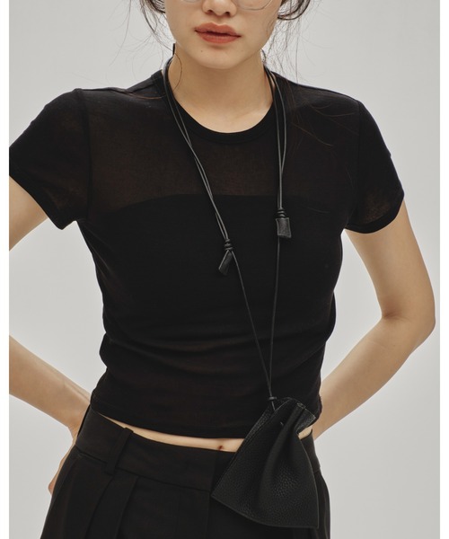 〈新品タグ付〉todayful / Compact Sheer T-shirts TODAYFUL (トゥデイフル）Compact Sheer T-shirts 即納 SALE