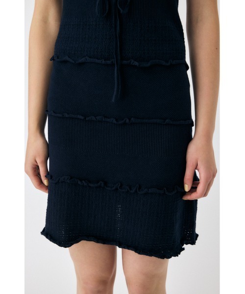 MOUSSY BOW DESIGN KNIT ミニワンピース MOUSSY ワンピース BOW DESIGN KNIT ミニドレス : ZOZOTOWN