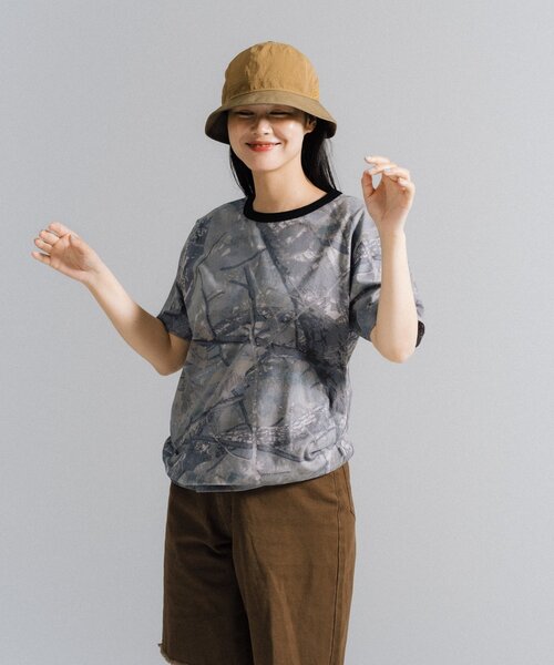 tシャツ 「UNISEX/2サイズ展開」カモフラージュTシャツ レディース メンズ