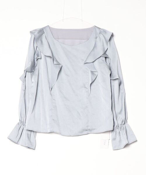 「PROPORTION BODY DRESSING」 長袖ブラウス MEDIUM ブルー レディース