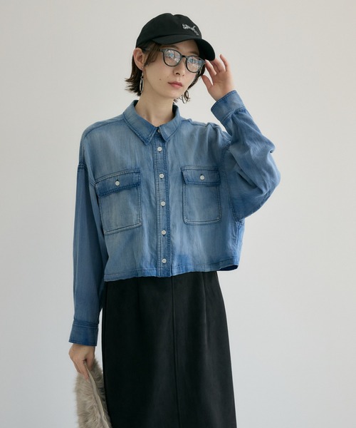 Paradise Picnic 33℃ ボリュームスリーブTee 3.PARADIS Double Logo T-Shirt