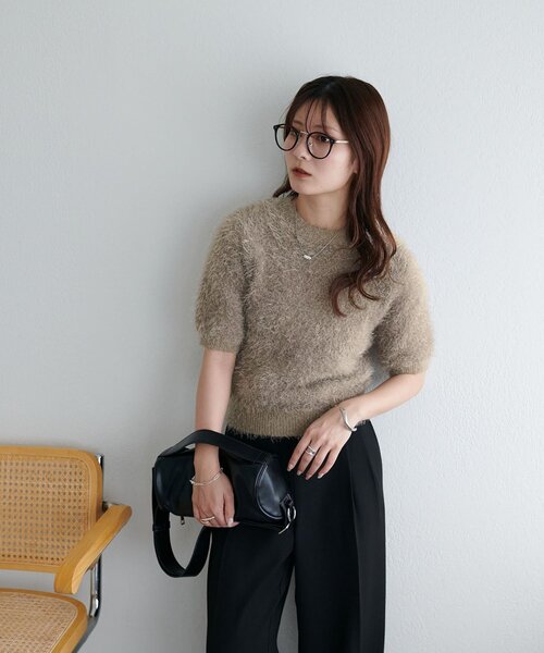 新品❤️ARCHIVIO ブラック 半袖セーター 新品❤️ARCHIVIO ブラック 半袖セーター ZOZOTOWN Yahoo!店 - 半袖