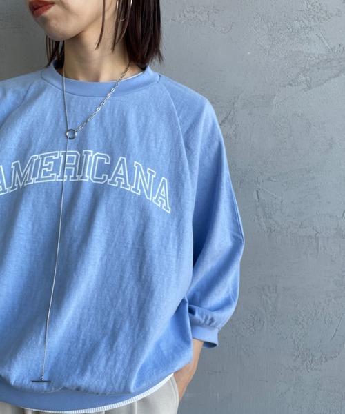 トップス americana アパルトモン Americanaカットオフスエットフーディ