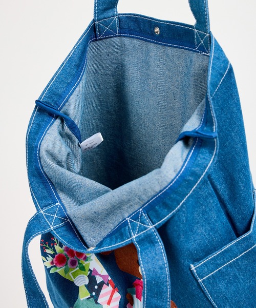 salle de bal（サルデバル） トートバッグ 「 くまのがっこう 」デニム