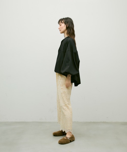 ブラウス シャツ Balloon sleeve voluminous shirt / バルーンスリーブ