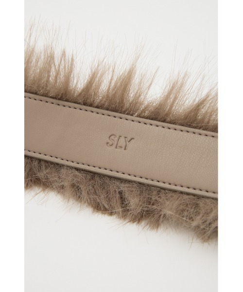 SLY ベルト FAUX FUR BELT フォー ファー 秋服 レディース
