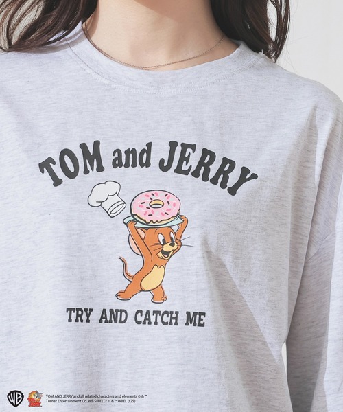 Honeys（ハニーズ） tシャツ トムとジェリー／ゆるT レディース