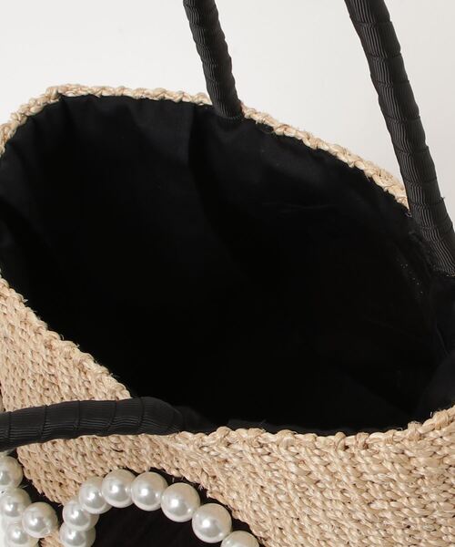 「a-jolie」 かごバッグ MEDIUM アイボリー レディース_画像4