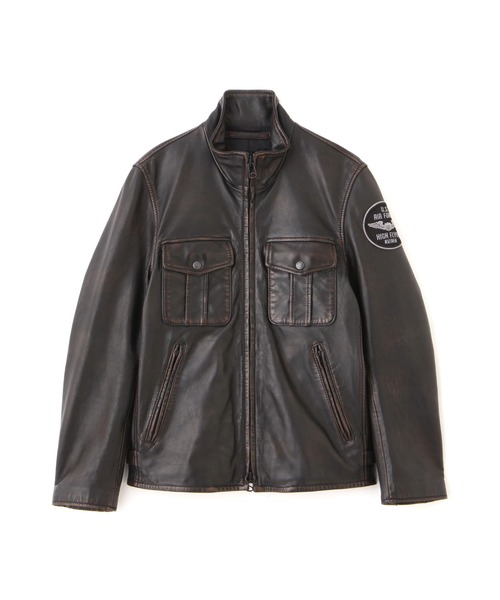 AVIREX 革ジャン ライダース SHEEP SKIN STAND RIDERS JACKET