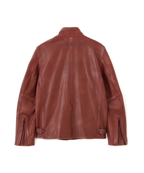 avirex ライダース　羊革　42サイズ AVIREX 革ジャン ライダース SHEEP SKIN STAND RIDERS JACKET