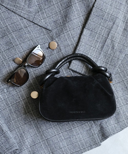 ap retro ハンドバッグ スウェード調ワンハンドルBag / ショルダーBag 