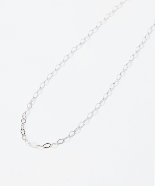 JUPITER ネックレス 「K18WG」ピアットチェーンネックレス「全長約44+