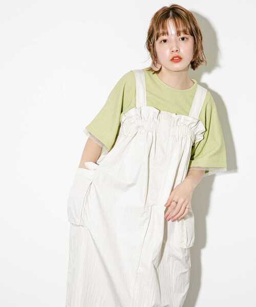 KBF（ケービーエフ） ノースリーブワンピース ONE チャコールグレー