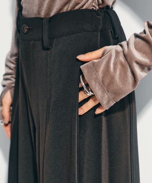 UJOH ウールフレアスラックス UJOH ウールフレアスラックス