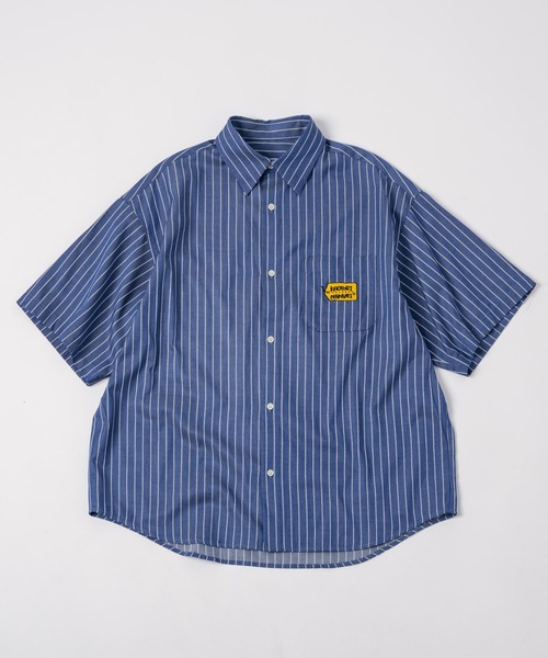 kaoyorinakami 半袖シャツ X-LARGE ブルー メンズ : ZOZOTOWN Yahoo!店