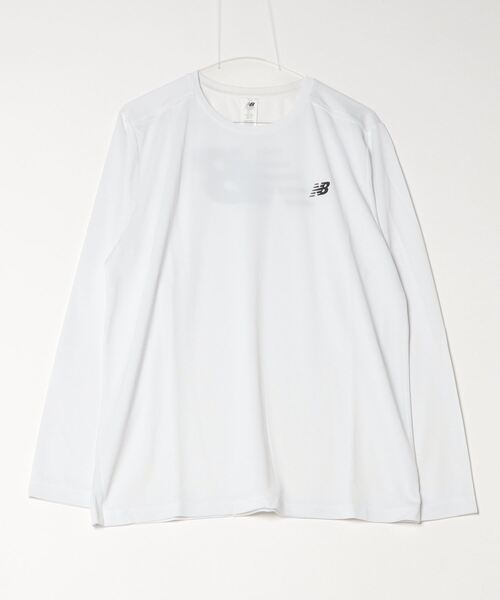 New Balance 長袖シャツ ホワイト New Balance（ニューバランス） tシャツ New Balance Long