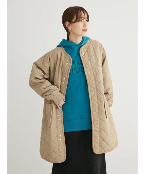 「Green Parks」 「chocol raffine robe」コート FREE ベージュ レディース_画像3