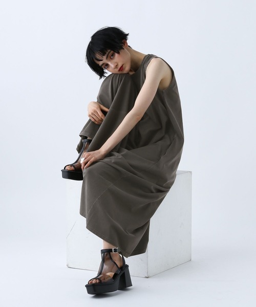 「PAGEBOY」 ノースリーブワンピース FREE ブルー レディース_画像6