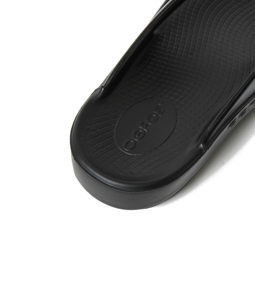「OOFOS」 フラットサンダル 23 ブラック レディース_画像6