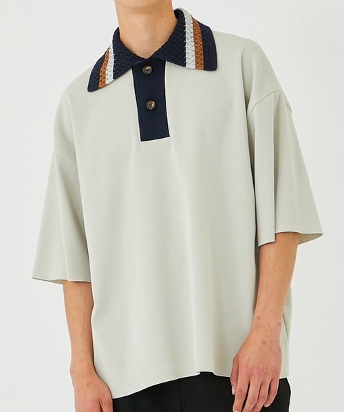 UNITED TOKYO（ユナイテッドトウキョウ） 半袖ニット 2 ライトグレー