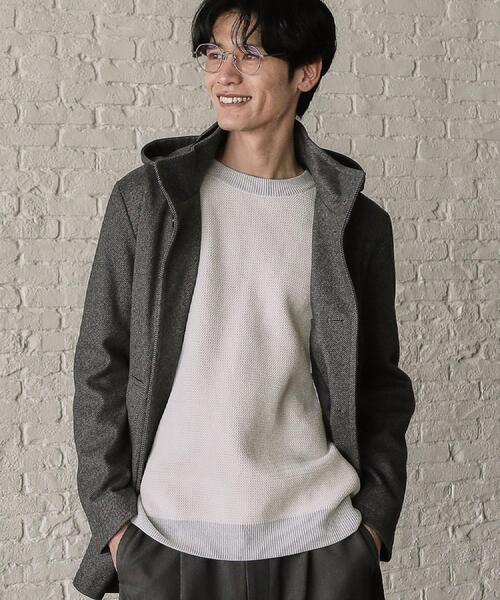 THE SHOP TK コート ジャケット ON/OFF対応 ウーリック スタンド