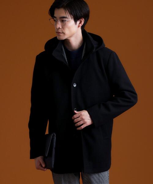 THE SHOP TK コート ジャケット ON/OFF対応 ウーリック スタンド