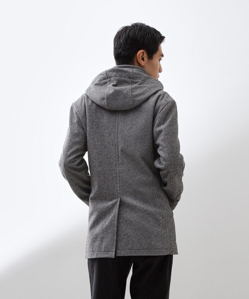 THE SHOP TK コート ジャケット ON/OFF対応 ウーリック スタンド