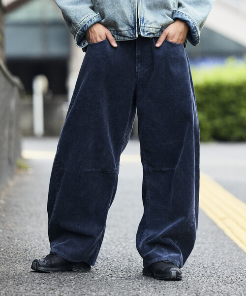FREAK'S STORE（フリークスストア） パンツ ワイドシルエット ブリーチ