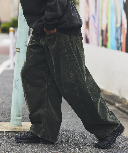 FREAK'S STORE（フリークスストア） パンツ ワイドシルエット ブリーチ
