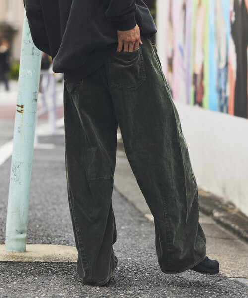 FREAK'S STORE（フリークスストア） パンツ ワイドシルエット ブリーチ