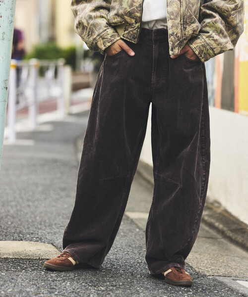 FREAK'S STORE（フリークスストア） パンツ ワイドシルエット ブリーチ