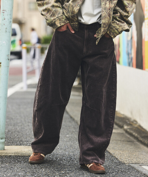FREAK'S STORE（フリークスストア） パンツ ワイドシルエット ブリーチ