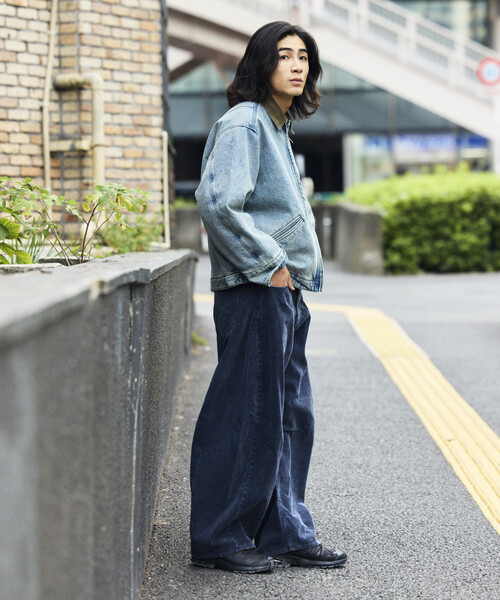 FREAK'S STORE（フリークスストア） パンツ ワイドシルエット ブリーチ