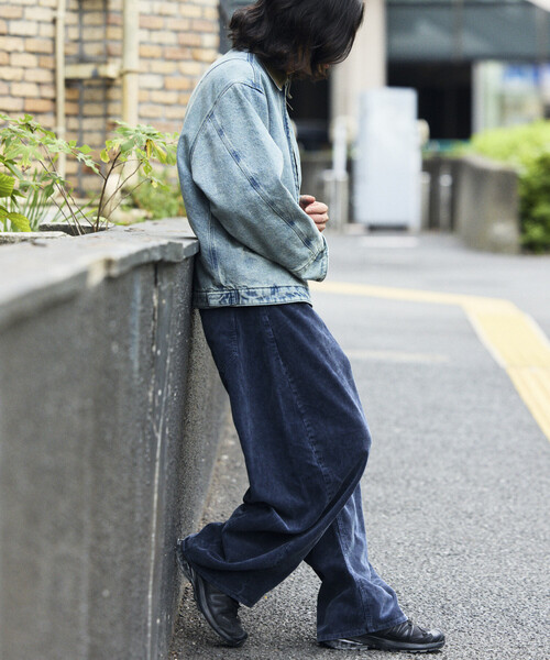 FREAK'S STORE（フリークスストア） パンツ ワイドシルエット ブリーチ