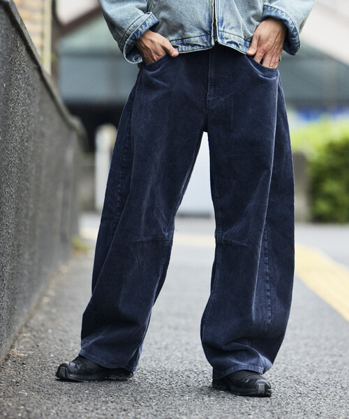 FREAK'S STORE（フリークスストア） パンツ ワイドシルエット ブリーチ