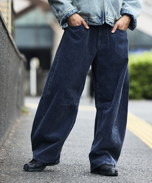 FREAK'S STORE（フリークスストア） パンツ ワイドシルエット ブリーチ