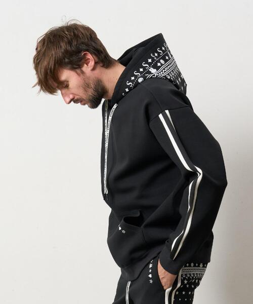 STUD MUFFIN スターパッチ ノースリーブ パーカー STUD MUFFIN（スタッドマフィン） パーカー STUD MUFFIN/スタッド