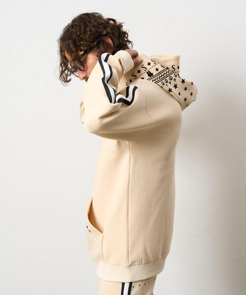 STUD MUFFIN スターパッチ ノースリーブ パーカー STUD MUFFIN（スタッドマフィン） パーカー STUD MUFFIN/スタッド