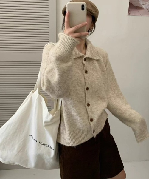 Dream garden（ドリームガーデン） カーディガン タートルネック 2way