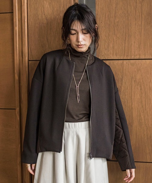 MAYSON GREY ブルゾン アウター ダンボール×キルティングミドルノー