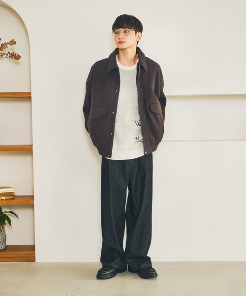 LAKOLE ブルゾン アウター ウーリーテックA2ブルゾン / 570654 メンズ